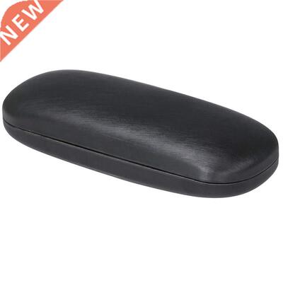 Glasses Case Black Metal and leather for Small and Medium