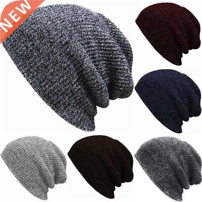 Men Women Crochet Knit Cps Winter Wrm Benie Ski Ht Slouc