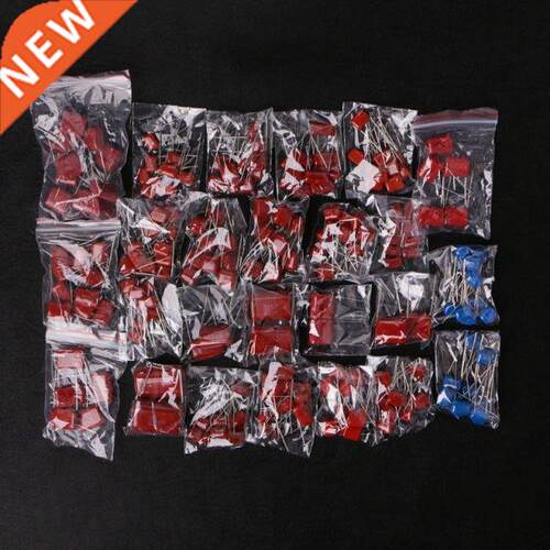 200pcs 25 Values 60V 0.001uf~2.2uf CBB Metal Film Capacitor