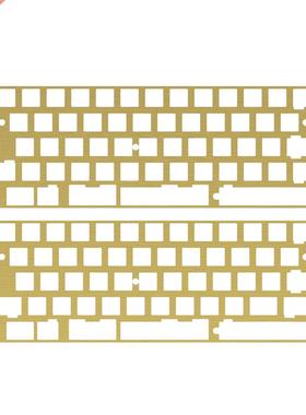 KBDfans CNC Aluminum/Brass 60% Plate For DZ60 Customized Mec