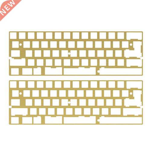 KBDfans CNC Aluminum/Brass 60% Plate For DZ60 Customized Mec