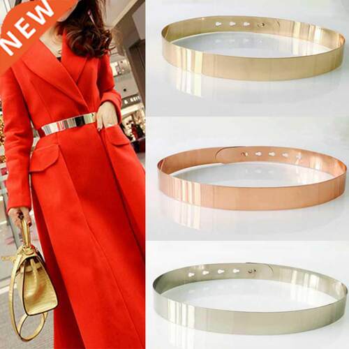 Fashion Luxury Brand Women Adjustable Metal Waist Belt Bling