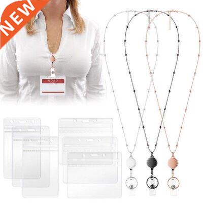 Badge Beaded Lanyard Lanyards For ID Badges And Keys