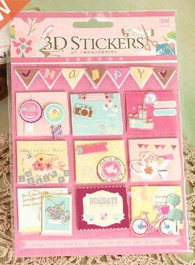 New Design Greeting  Paper Craft Sticker For Handmade