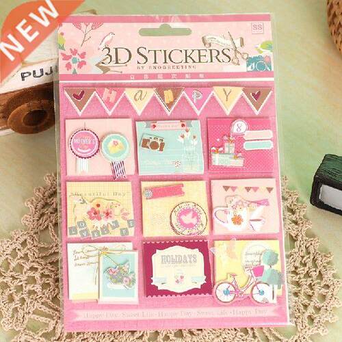New Design Greeting  Paper Craft Sticker For Handmade