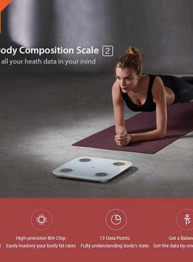 Original Xiaomi Mi Body Composition Scale 2 Fat Weight Heal