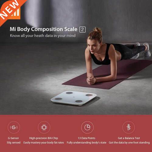 Original Xiaomi Mi Body Composition Scale 2 Fat Weight Heal