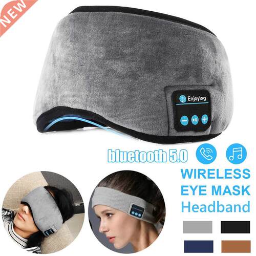 Wireless bluetooth 5.0 Earphones Sleeping Eye Mask Music pla