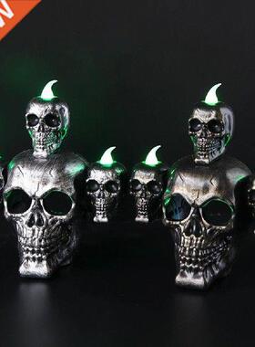 LED Skull Light Horror Props Decortion Scry Hlloween LED