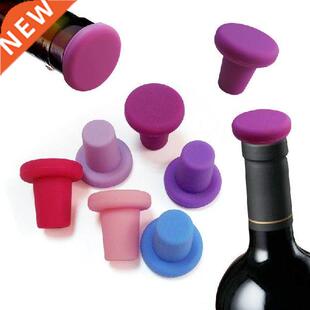 6 Colors Bottle Stopper Bottle Caps Wine Stopper Family Bar
