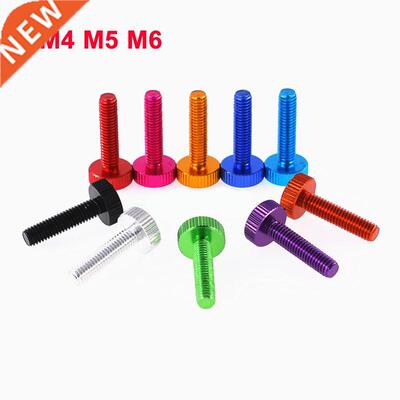 3PCS M4 M5 M6 Aluminum Alloy Knurled Thumb Screws Chassis Si