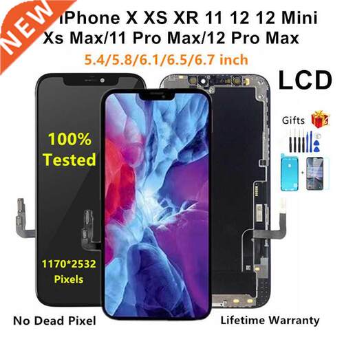 New OLED LCD For iPhone X XR Xs Max 11 Pro Max 12 Pro Max 12