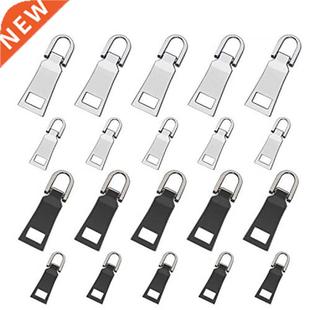 20 Pieces Zipper Pull Tabs Replacement Heavy Duty Zip Fixer