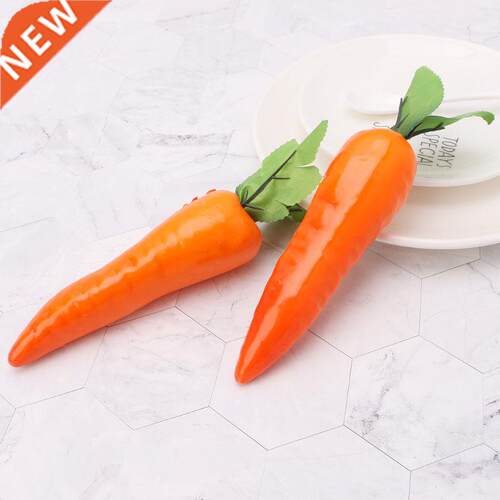 Lifelike Artificial Carrot Simulation Fake Vegetable Photo P