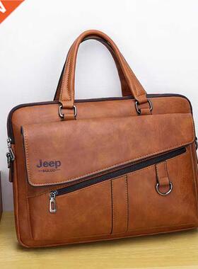 TopFight Original Leather Men Briefcase Bag High Quality Fa