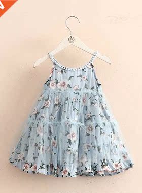 2022 New Summer 2 3 4 5 6 7 8 9 10 Years Floral Lace Patchwo