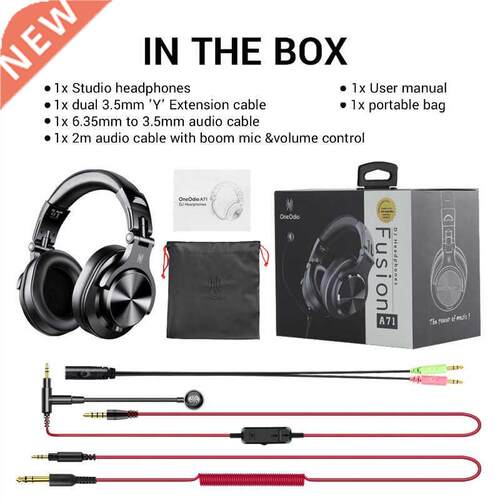 A71 Gaming Headset Studio DJ Headhones Steeo Ove Ea Wie