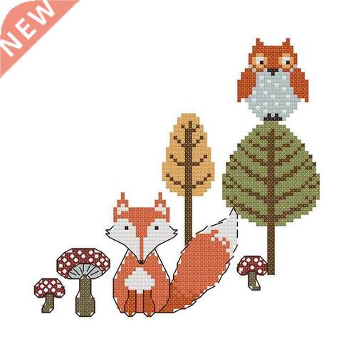 Embroidery Starter Kits 11CT Stamped Cross Stitch Kits Begin