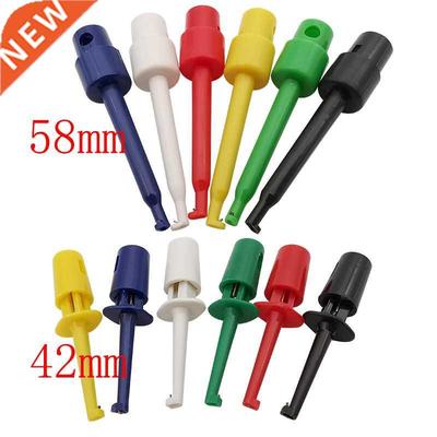 10Pcs Single Hook Test Clip Grabber Clips for Testing Electr