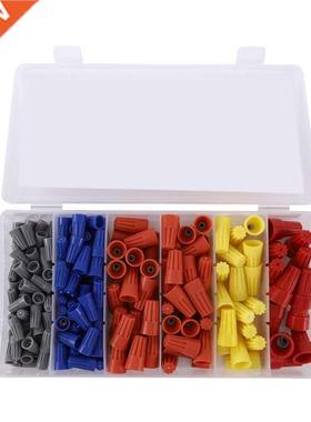 158Pcs 5 Colors Electrical Wire Connector Twist-On Screw Ter