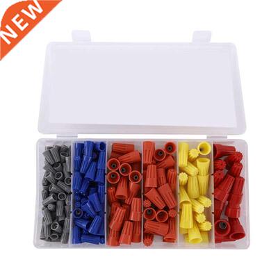 158Pcs 5 Colors Electrical Wire Connector Twist-On Screw Ter