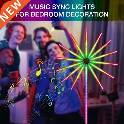 LED Pyrotechnic RC Light Strip With Music Synchronization
