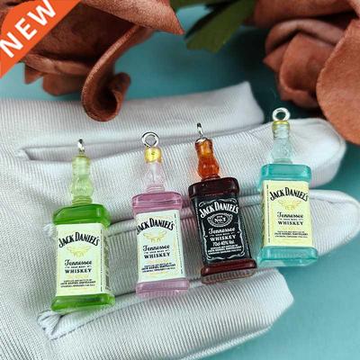 ApeUr 10pcs/pack 3D Beer Bottle Alcohol Drink Resin Beer Cha