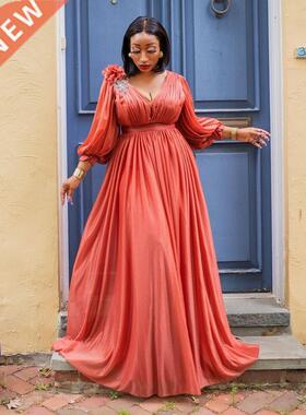 African Dresses for Women Spring Autumn African Women Long S