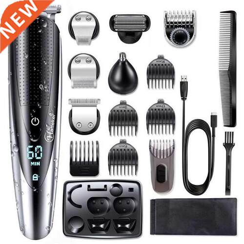 All in one hair trimmer for men eard grooming kit electric