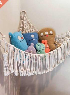 Boho Toy Hammock Stuffed Animal Storage Net Teddy Bear Hammo