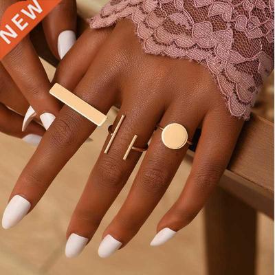 2022 women ring set bague femme matching rings bohemian fash