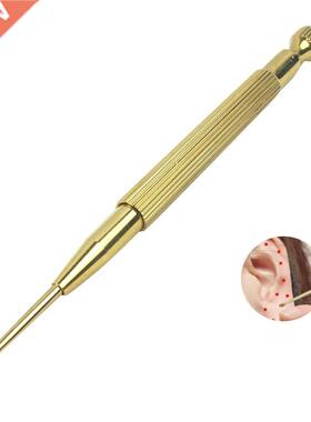Brass Ear Acupunctures Point Massage Probe Auricular Detecti