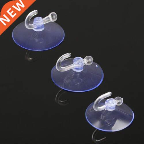10Pcs Transparent Strong Vacuum Suckers Hook Hanger Sucker