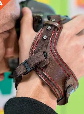 Camera Leather Wrist Strap DSLR Portable waterproof Hand Bel