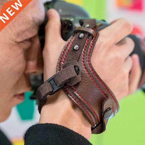 Camera Leather Wrist Strap DSLR Portable waterproof Hand Bel