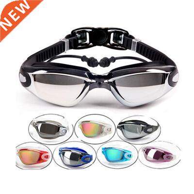 Optical Swimming Goggles Men Women Myopia Pool Earplug Profe