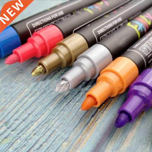 Colorful Permanent Markers Works on Plastic Wood Stone Metal