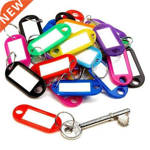 30pcs/set Multicolor Keychain Key ID Label Tags Luggage ID T