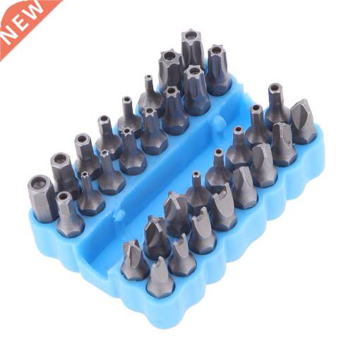 33pcs Torq Torx Hex Star Spanner Electric Screwdriver Extens
