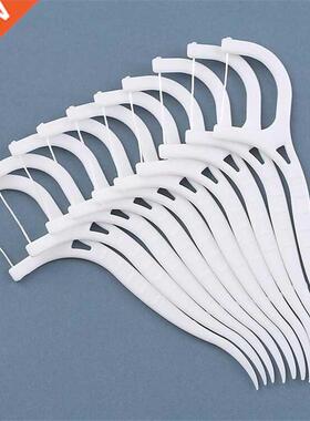 100 sztuk/partia jednorazowe Dental Flosser Interdental Brus