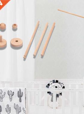 7Pcs Assembly Rattles Bracket Set Infant Crib Mobile Bed Be