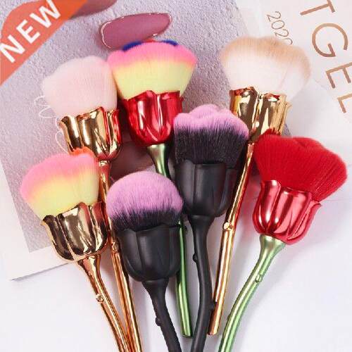 Nail Art Dust Brush For Manicure Rose head brush Blush