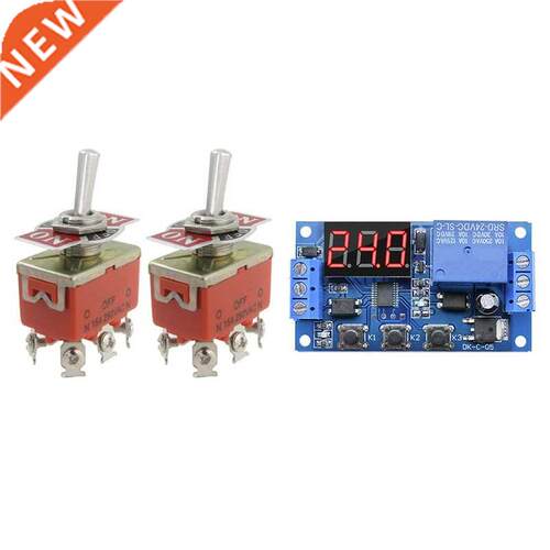 2 Pcs 3 Position DPDT Toggle Switch & 1X with Case 24V L