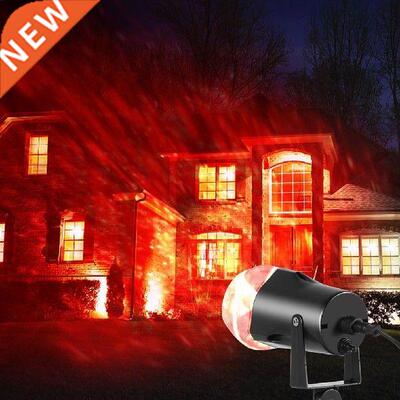 EU Plug Waterproof Magical Spotlight Rotating Led Projector