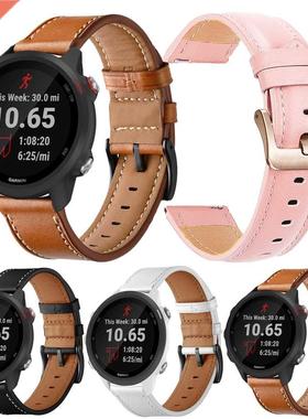 Genuine Leather Strap for Garmin Vivoactive 3 4 4S Venu 2 2S