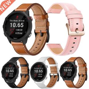 Genuine Leather Strap for Garmin Vivoactive 3 4 4S Venu 2 2S