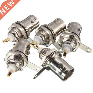 5X BNC Female Socket Solder Connector Chassis Panel Mount Co
