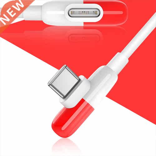 USB C Elbow Cable Flash Quick Charging Type C Capsule Data T