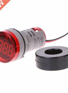 AC 220V 22mm Digital Ammeter 0-100A Current Monitor Meter Si