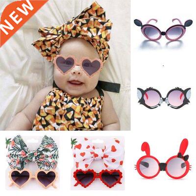 Children Sunglasses Headband Set Cartoon Colors Sunglasses